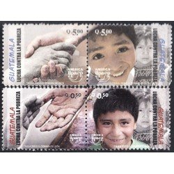 Guatemala 548/51 2005 América Upaep lucha contra la pobreza MNH Guatemala 548/51 2005 América Upaep lucha contra la pobreza MNH