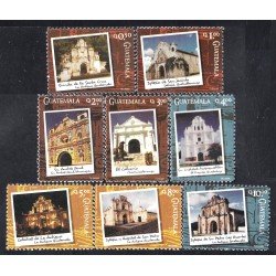 Guatemala 537/44 2005 Ermitas Iglesias Catedrales MNH Guatemala 537/44 2005 Ermitas Iglesias Catedrales MNH