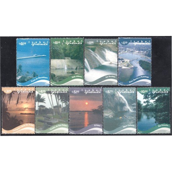Guatemala 508/16 2004 Paisajes del lago Izabal MNH