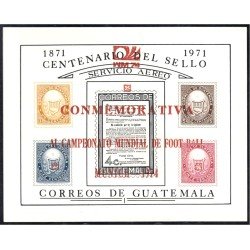 Guatemala HB Mitchel 15b 1971 Centenario del sello MNH Guatemala HB Mitchel 15b 1971 Centenario del sello MNH