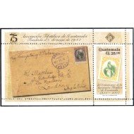 Guatemala HB 39 2007 75º Aniversario de la Asociación Filatélica de Guatemala MNH