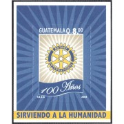 Guatemala HB 37 2005 100 Años Años Rotary International MNH