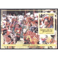 Guatemala HB 29 2003 Máscaras baile del PAABANC MNH Guatemala HB 29 2003 Máscaras baile del PAABANC MNH