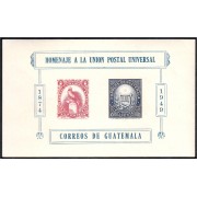 Guatemala HB 7 1951 Homenaje a la Unión Postal Universal MNH