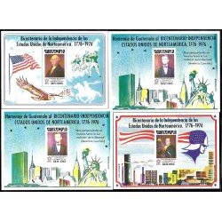 Guatemala HB Mitchel 20/23 1976 Bicentenario de la Independencia de Estados Unidos de Norte América MNH Guatemala HB Mitchel 20/23 1976 Bicentenario de la Independencia de Estados Unidos de Norte América MNH