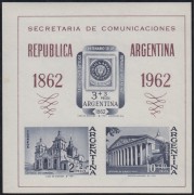 Argentina HB 14 1961 Exposición Filatélica de Argentina MNH