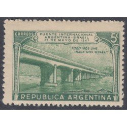 Argentina 484 1947 Inauguración del Puente Internacional Argentina-Brasil Argentina 484 1947 Inauguración del Puente Internacional Argentina-Brasil