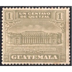 Guatemala 227 1927 Edificio de Correos y telégrafos nacionales MH Guatemala 227 1927 Edificio de Correos y telégrafos nacionales MH