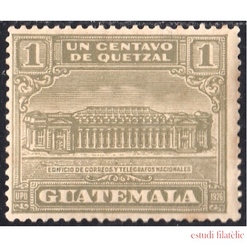 Guatemala 227 1927 Edificio de Correos y telégrafos nacionales MH