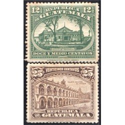 Guatemala 199/00 1922/23 Palacios de Centenario y Nacional de Antigua MH Guatemala 199/00 1922/23 Palacios de Centenario y Nacional de Antigua MH