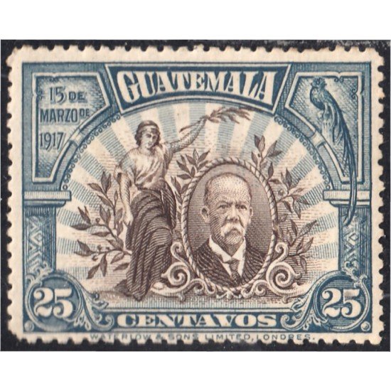 Guatemala 160 1918 Presidente M. Estrada Cabrera MH Guatemala 160 1918 Presidente M. Estrada Cabrera MH