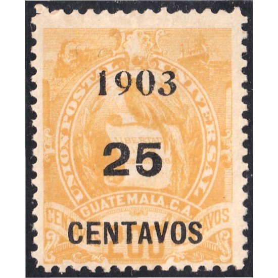 Guatemala 136 1903 Emblema Nacional MH Guatemala 136 1903 Emblema Nacional MH