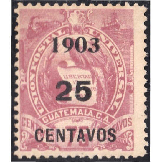 Guatemala 135 1903 Emblema Nacional MH Guatemala 135 1903 Emblema Nacional MH
