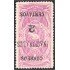 Guatemala 94sb sobrecarga inverida 1898 Timbre Fiscal Correos Nacionales MH
