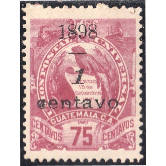 Guatemala 83 1898 Emblema Nacional MH Guatemala 83 1898 Emblema Nacional MH