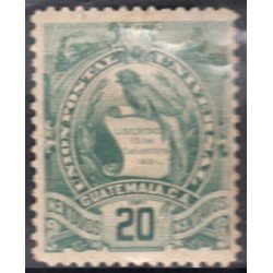 Guatemala 50 1886/95 Emblema Nacional MH Guatemala 50 1886/95 Emblema Nacional MH