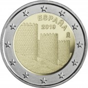 España 2019 2 € euros conmemorativos Muralla de Ávila 