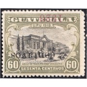 Guatemala 168a 1920 Asilo Materno MNH sobrecarga invertida