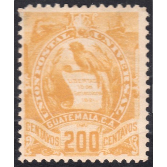 Guatemala 42 1886 Emblema Nacional MH Guatemala 42 1886 Emblema Nacional MH