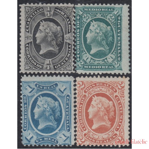 Guatemala 7/10 1875 Figura alegórica de la libertad MNH