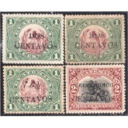 Guatemala 156/59 1916/19 Emblema Nacional sin goma Guatemala 156/59 1916/19 Emblema Nacional sin goma