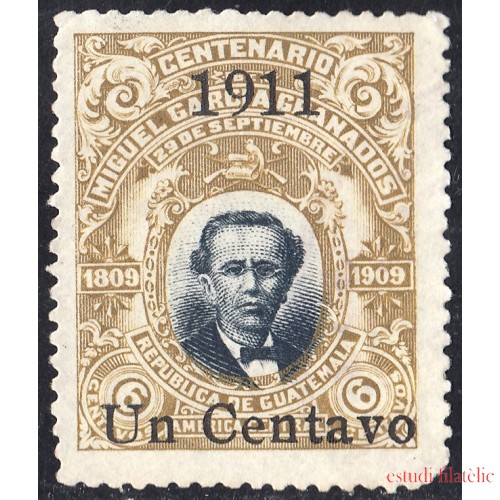 Guatemala 149 1911 Miguel García Granados sin goma