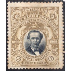 Guatemala 144 1910 Miguel García Granados sin goma Guatemala 144 1910 Miguel García Granados sin goma