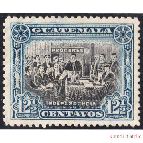 Guatemala 137 1907 Próceres independentistas sin goma