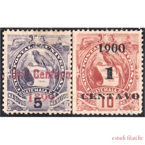 Guatemala 103/04 1899/00 Emblema Nacional sin goma