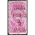 Guatemala 94sb sobreacarga invertida doble 1898 Timbre Fiscal Correos Nacionales sin goma sb doble una roja y otra negra