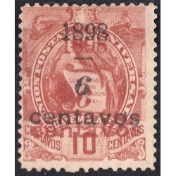 Guatemala 85 1898 Emblema Nacional sin goma Guatemala 85 1898 Emblema Nacional sin goma