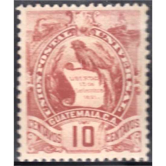 Guatemala 49 1886/95 Emblema Nacional sin goma