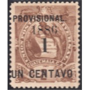 Guatemala 43 1886 Emblema Nacional sin goma