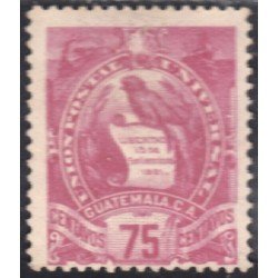 Guatemala 39 1886 Emblema Nacional sin goma Guatemala 39 1886 Emblema Nacional sin goma