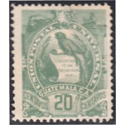 Guatemala 36 1886 Emblema Nacional sin goma