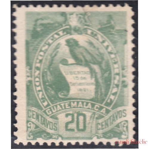 Guatemala 36 1886 Emblema Nacional sin goma