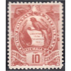 Guatemala 35 1886 Emblema Nacional sin goma Guatemala 35 1886 Emblema Nacional sin goma