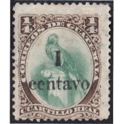 Guatemala 20 1879/81 Quetzal Emblema Nacional MH