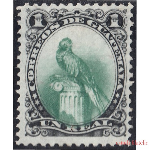 Guatemala 19 1879/81 Quetzal Emblema Nacional MH