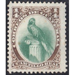 Guatemala 18 1879/81 Quetzal Emblema Nacional MH Guatemala 18 1879/81 Quetzal Emblema Nacional MH