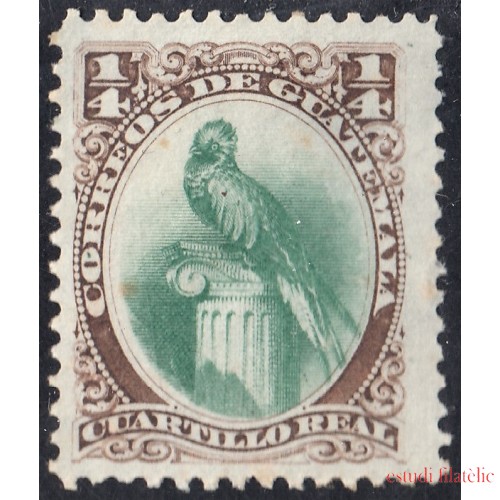 Guatemala 18 1879/81 Quetzal Emblema Nacional MH
