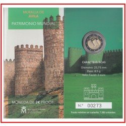 España Spain 2019 Cartera Oficial Moneda 2€ euros comm. Proof Muralla de Ávila España Spain 2019 Cartera Oficial Moneda 2€ euros comm. Proof Muralla de Ávila