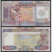 Guinea 5000 francs 2010 billete banknote sin circular