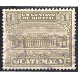Guatemala 227 1927 Edificio de Correos y telégrafos nacionales usados Guatemala 227 1927 Edificio de Correos y telégrafos nacionales usados