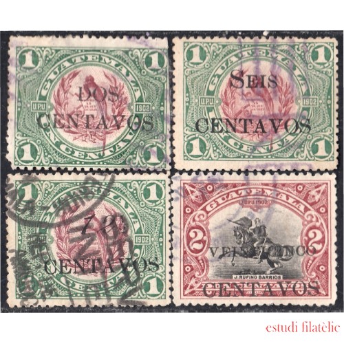 Guatemala 156/59 1916/19 Emblema Nacional usados