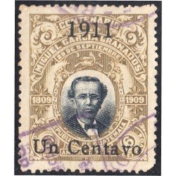 Guatemala 149 1911 Miguel García Granados usados Guatemala 149 1911 Miguel García Granados usados