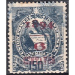 Guatemala 54 1894 Emblema Nacional usados Guatemala 54 1894 Emblema Nacional usados