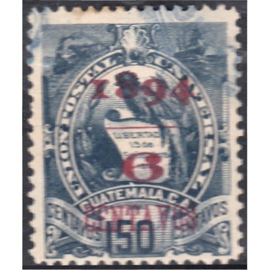 Guatemala 54 1894 Emblema Nacional usados Guatemala 54 1894 Emblema Nacional usados