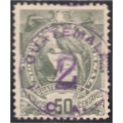 Guatemala 38 1886 Emblema Nacional usados Guatemala 38 1886 Emblema Nacional usados