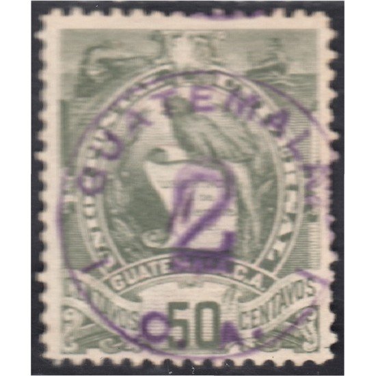 Guatemala 38 1886 Emblema Nacional usados Guatemala 38 1886 Emblema Nacional usados